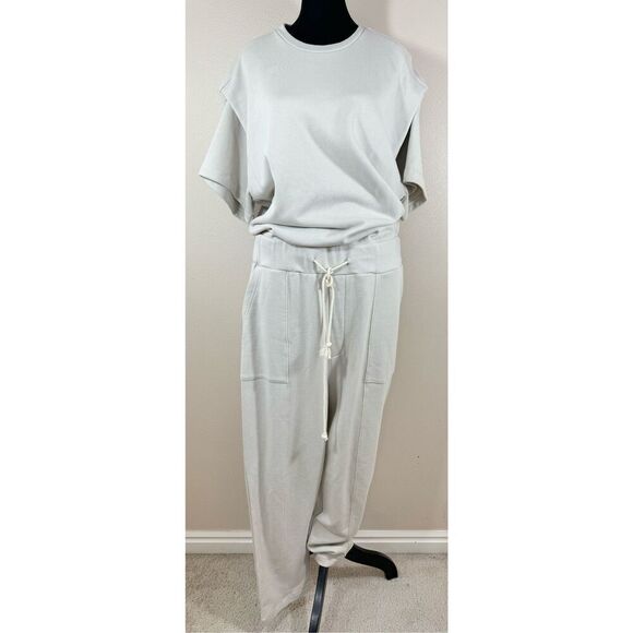 NWOT Pistola Clarisse Cotton French Terry Fall Jumpsuit Romper Women's Fall M - Picture 3 of 15